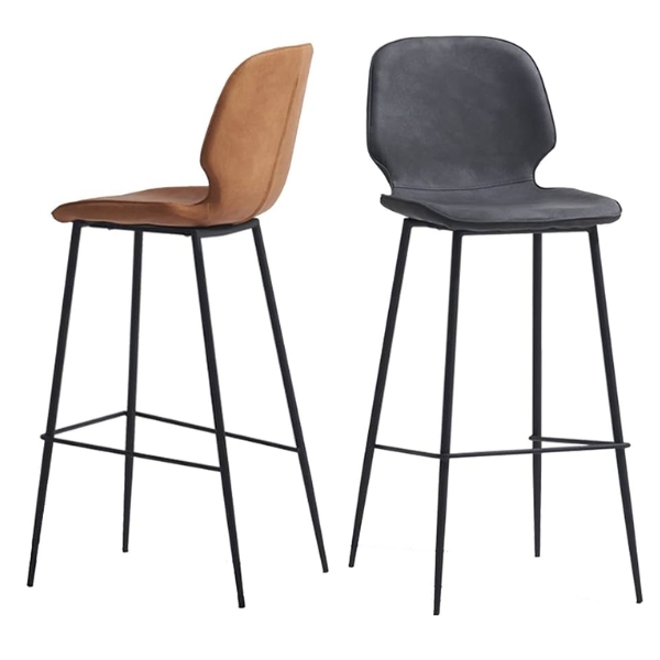Ghế đảo bếp nệm da chân sắt cố định cao 75cm: SG - 2620